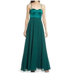 NWT satin bustier Lulus dress size M